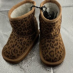 Garanimals Girls Toddler Animal Print Slip-on Boots Size 5 NEW